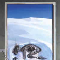 The prince charming III / acrylic, varnish, oil and extruded polystyrene on canvas / 200x150 cm